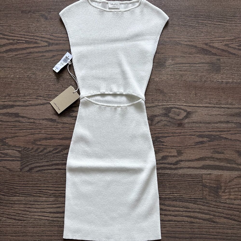 NWT Aritzia Wilfred Free Cutout Knit Mini